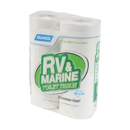 Camco 4PK 1Ply RV Toil Tissue 40275